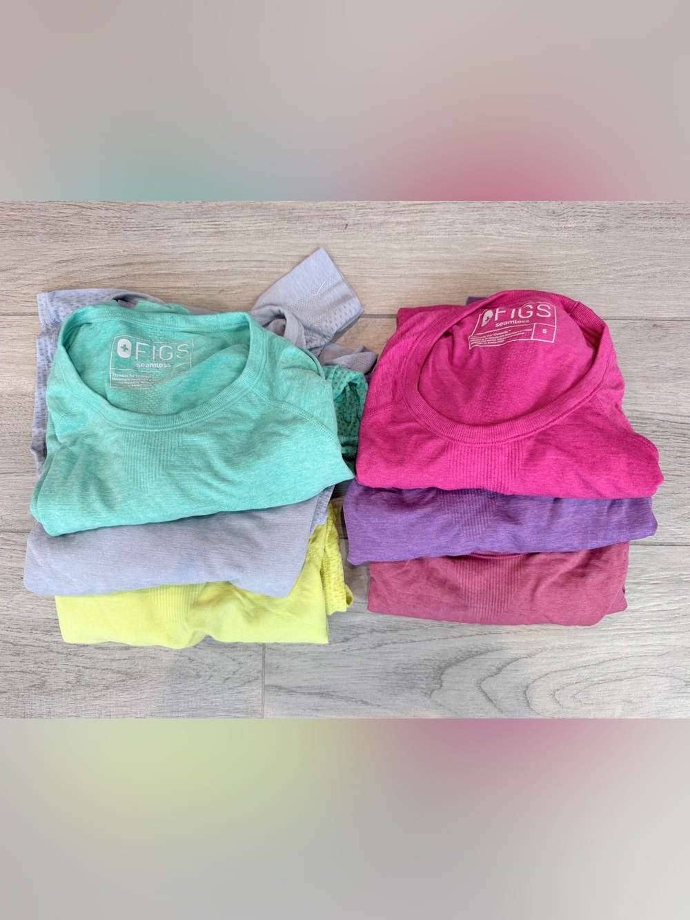 Figs Salta long sleeve underscrub/ Green Small